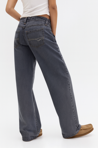 Viral Pin Striped Jeans