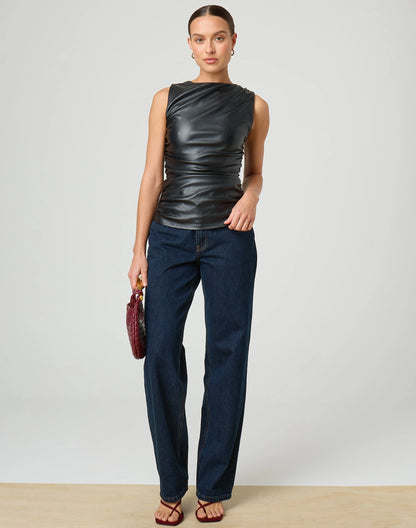 Gigi Leather Top