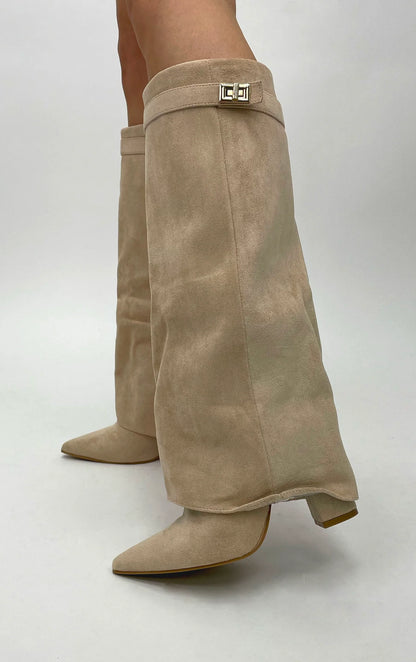 Faux Suede Boots