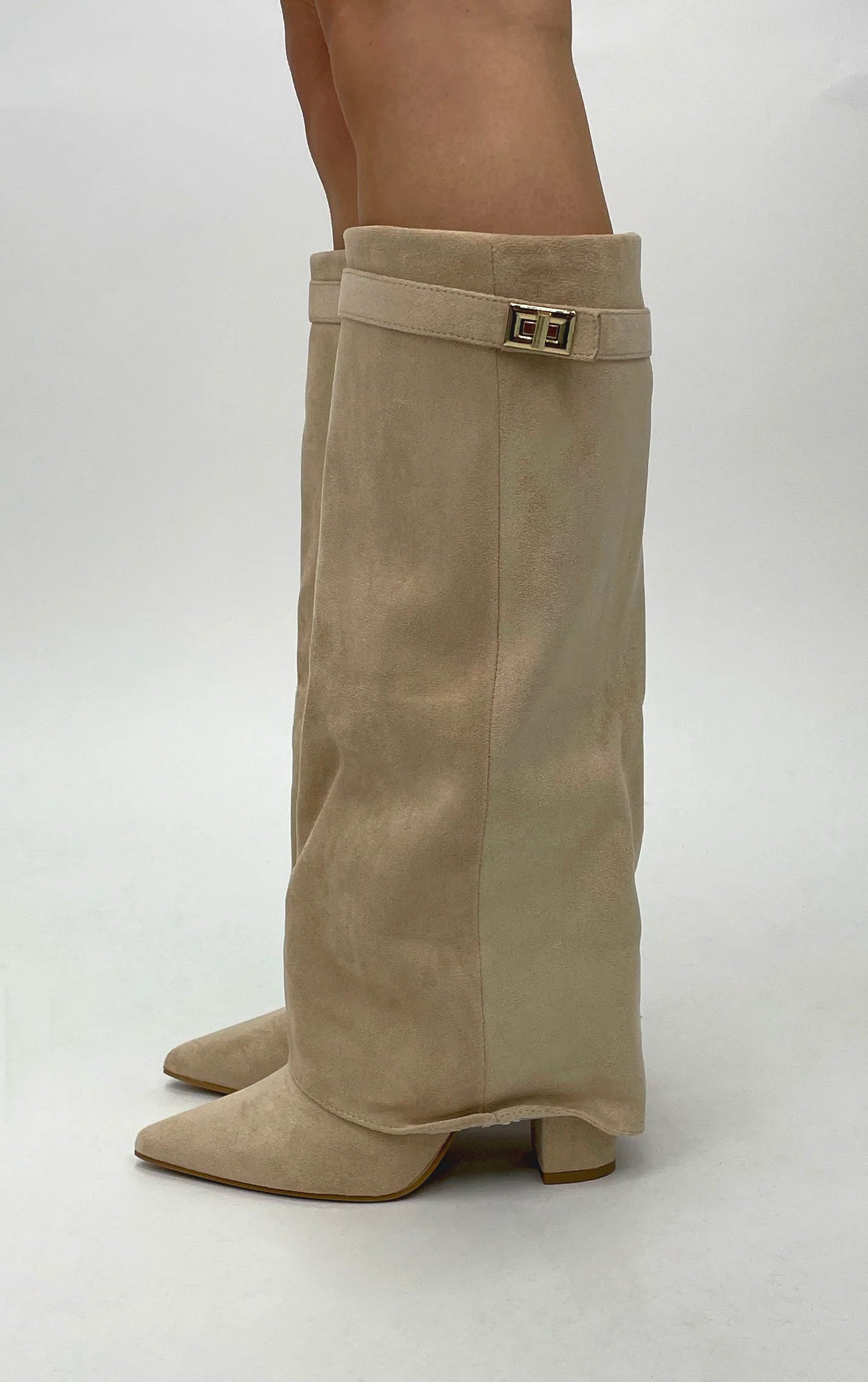 Faux Suede Boots